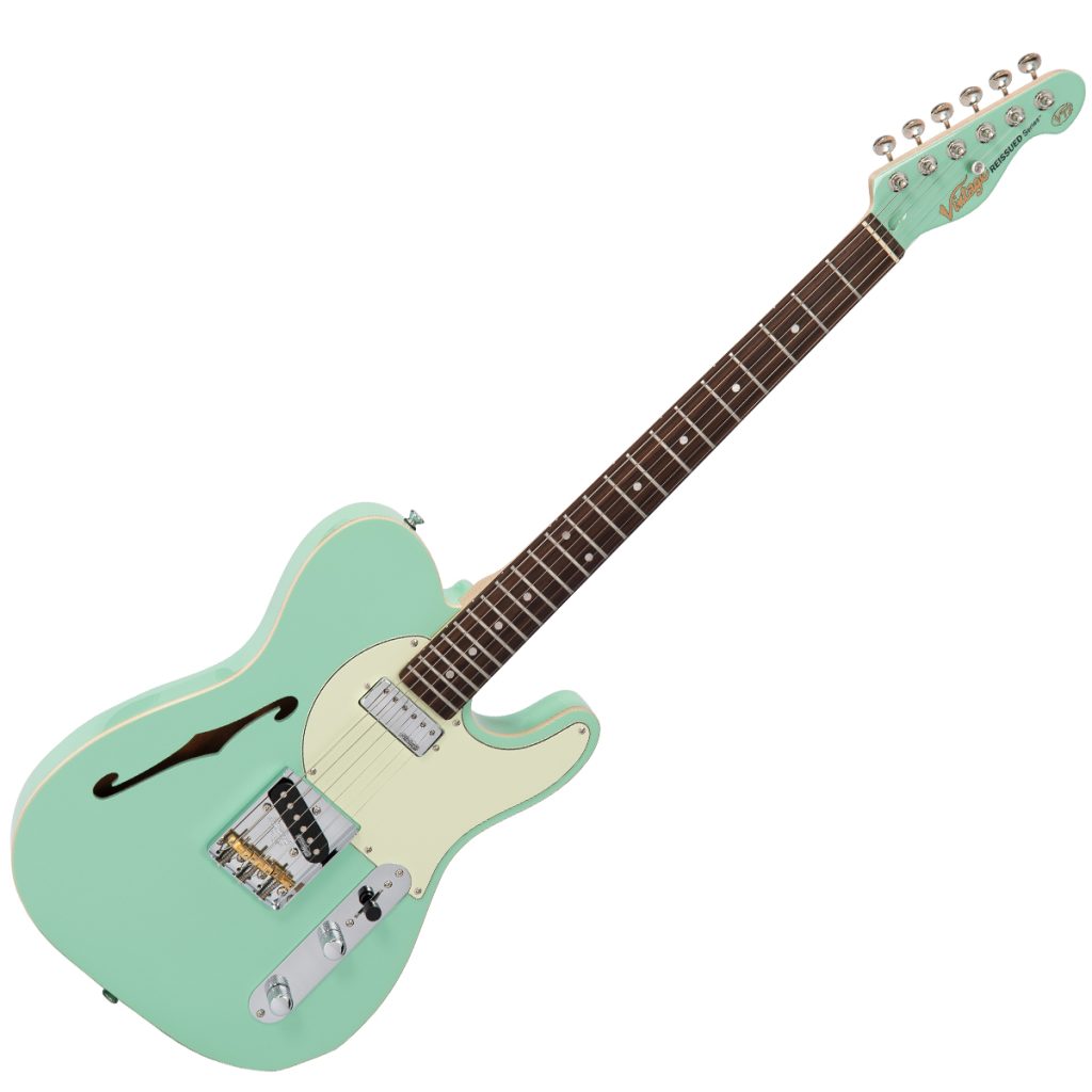 NEW!! Vintage V72 Semi-Hollow Electric Guitar ~ Ventura Green