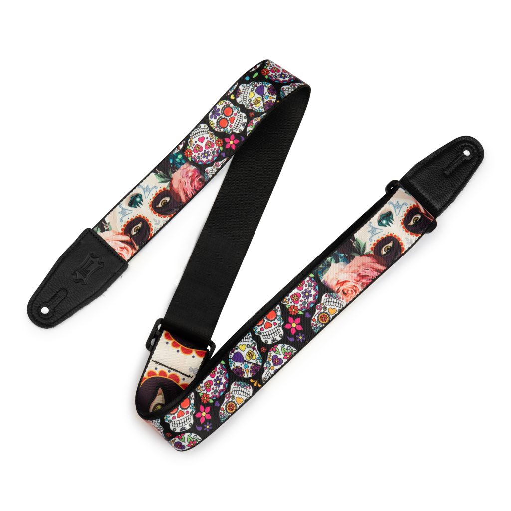 Levy's MP2CAL Calaca 2-inch Polyester Guitar Strap - Eyes