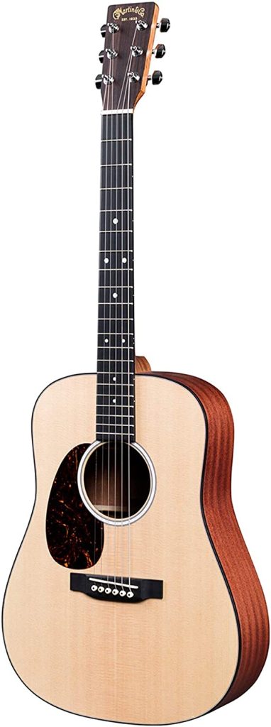 Martin D Jr-10 Left-Handed Acoustic Guitar - Natural Spruce