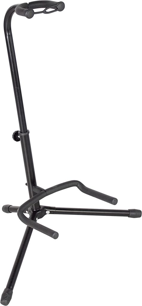 Rok-It RI-GTRSTD-1 Tubular Guitar Stand for Electric or Acoustic Guitars