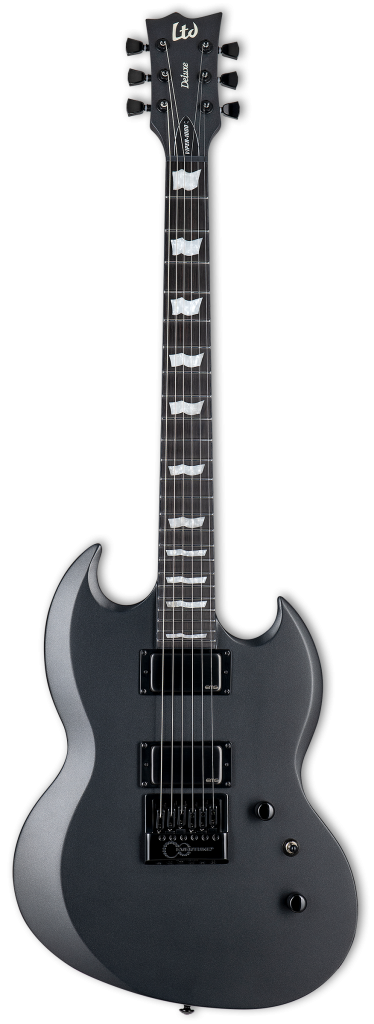 ESP LTD Viper-1000 EverTune Electric Guitar - Charcoal Metallic Satin