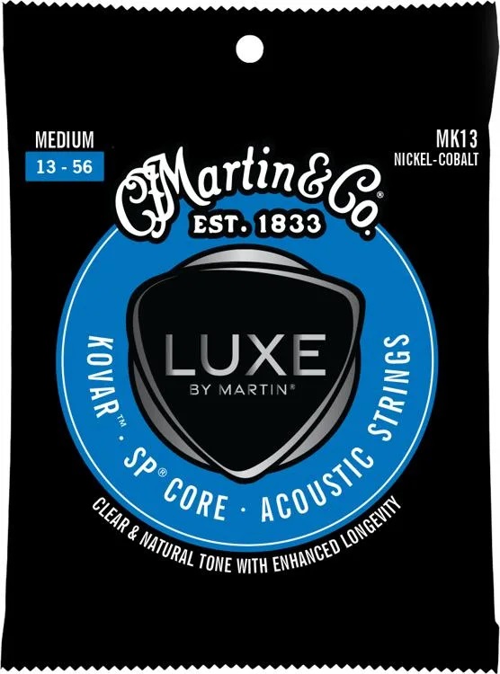 Martin MK13 Luxe Kovar Acoustic Guitar Strings - .013-.056 Medium