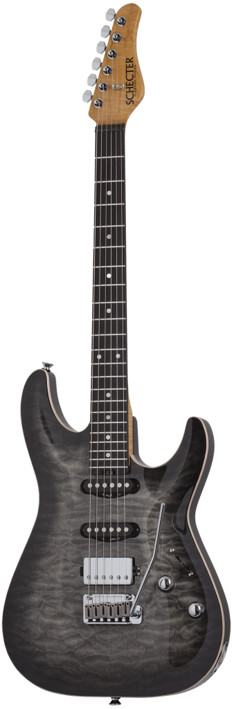 Schecter California Classic Solidbody Electric Guitar - Charcoal Burst