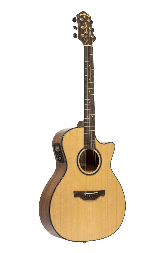Crafter Able Orchestra A/E Cutaway Guitar, Solid Cedar Top, ABLE T630CE N
